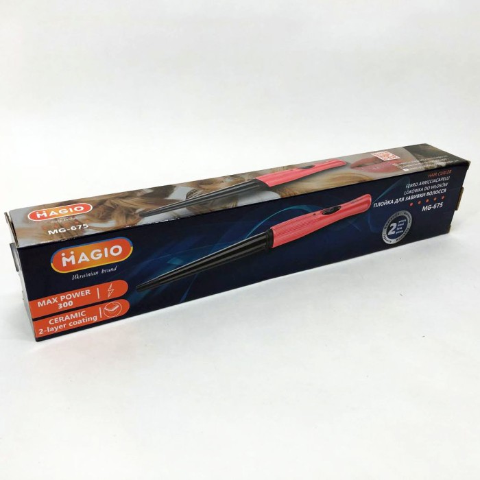Плойка для укладання і вирівнювання волосся Magio, Плойка для створення укладання волосся HS-23