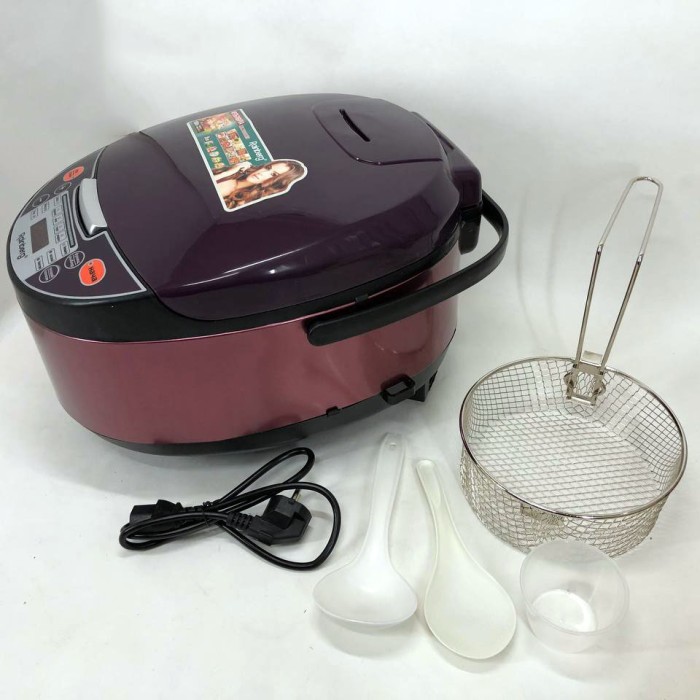 Мультиварка пароварка якісна Rainberg RB-6207 1500 Вт 6 л, Мультиварка 5 л, Кашеварки GD-31