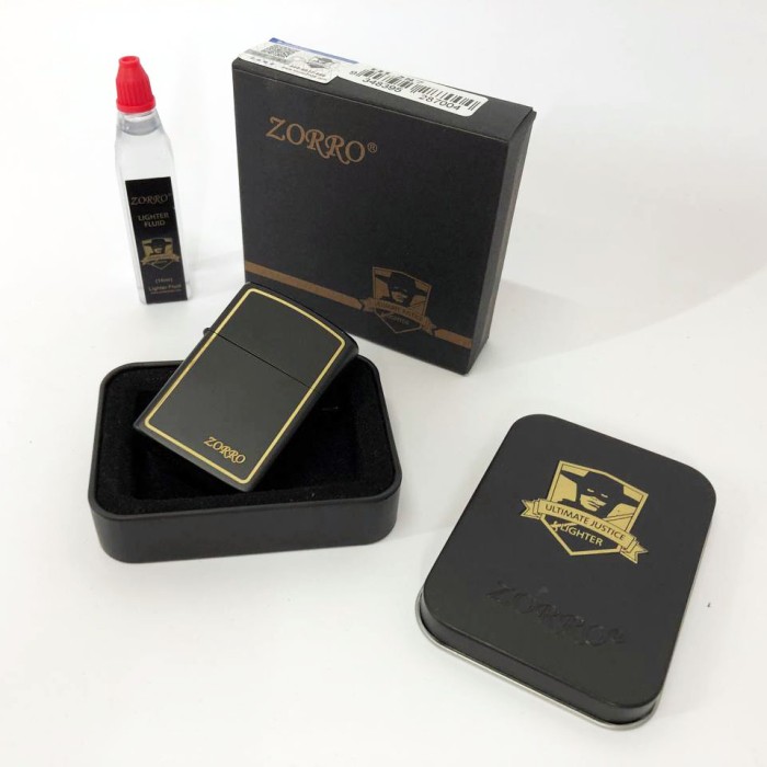 Запальничка бензинова щаслива Zorro, Оригінальна запальничка бензинова, Подарункові запальнички DB-61