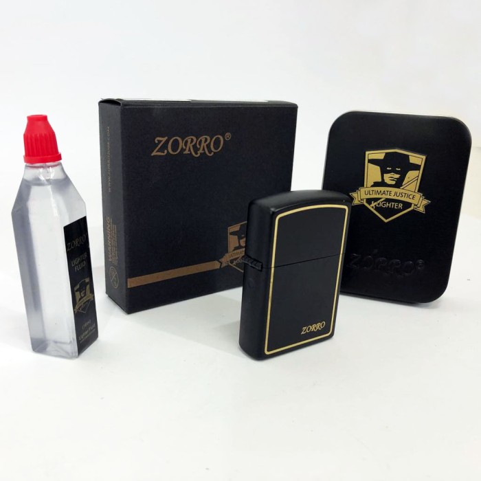 Запальничка бензинова щаслива Zorro, Оригінальна запальничка бензинова, Подарункові запальнички DB-61