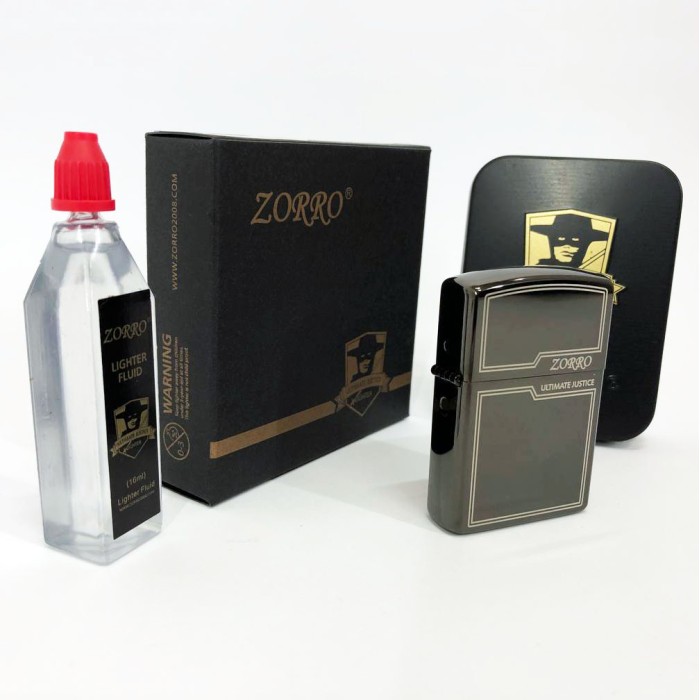 Оригінальна запальничка бензинова Zorro HL-300, Запальничка бензинова щаслива, SF-661 Подарункові запальнички