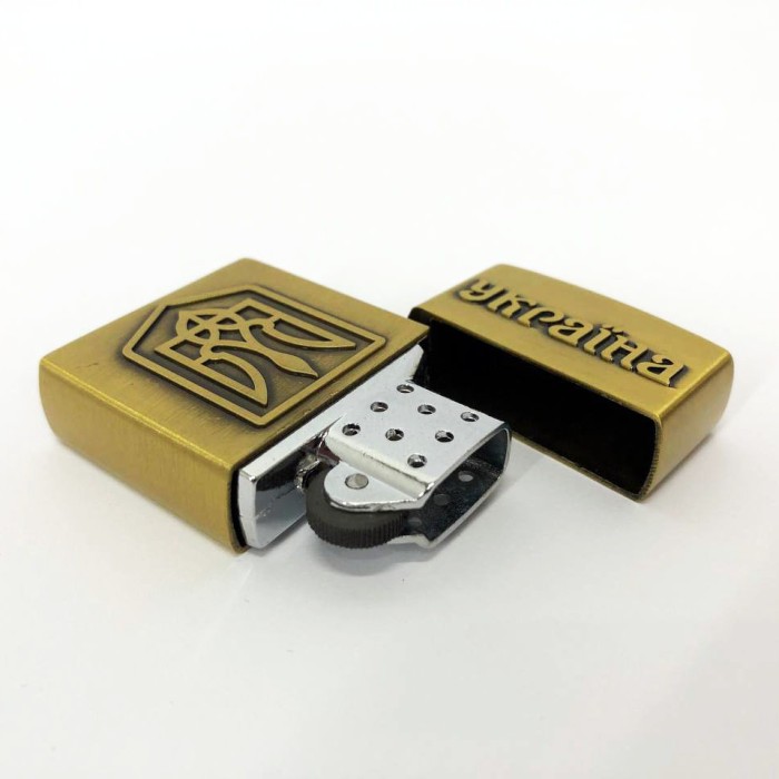 Запальничка кремнієва патріотична Україна 4550. Колір: золотий FE-66