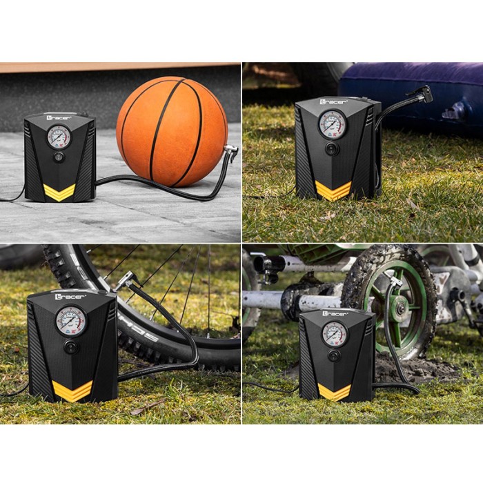 Компресор для автомобіля 12V, Потужний портативний повітряний компресор насос, Автонасос електричний DV-83