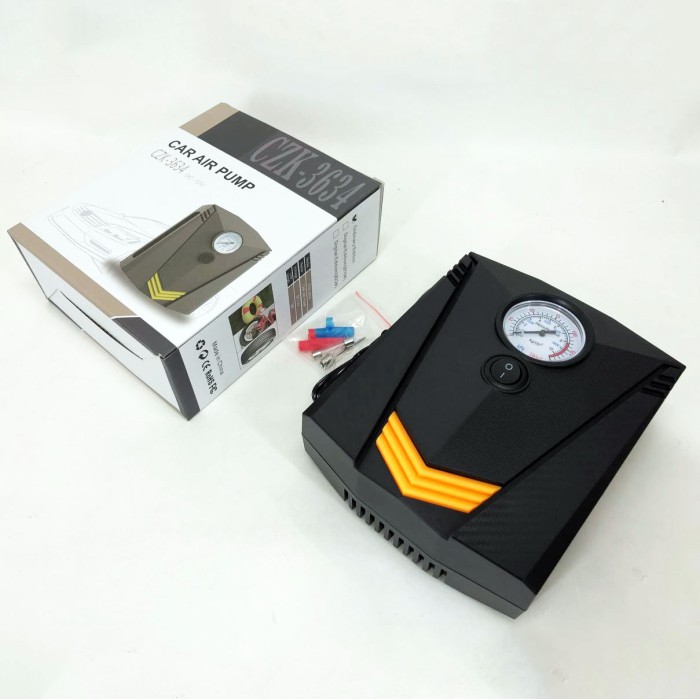 Насос компресор портативний 12 в dc 12V, Повітряний компресор від прикурювача для авто KM-26