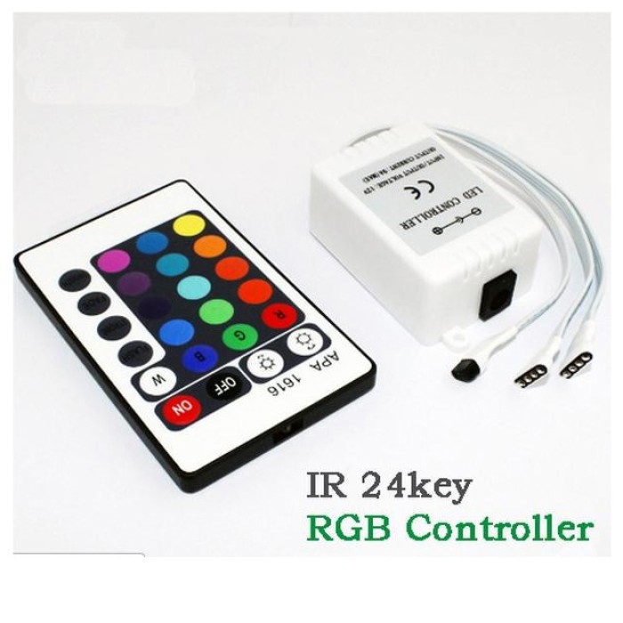 Світлодіодна стрічка SMD 5050 RGB LED 2м IP65 з пультом та блоком живлення USB, 2м, Стрічка світлодіодна 5050