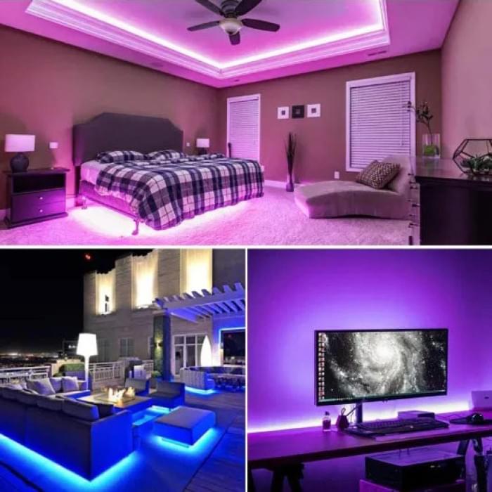 Led стрічка для внутрішнього освітлення SMD 5050 RGB LED 2 м, Led 5050 YO-780 rgb комплект