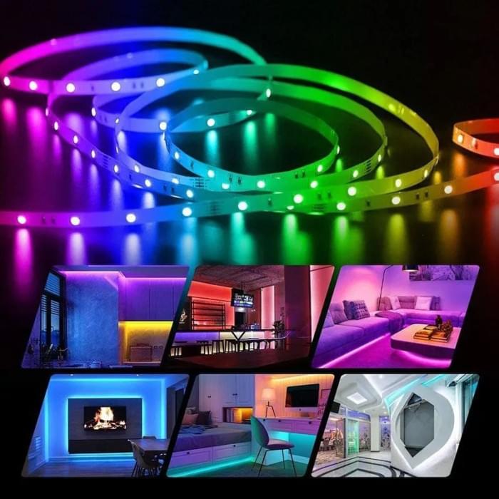 Led стрічка для внутрішнього освітлення SMD 5050 RGB LED 2 м, Led 5050 YO-780 rgb комплект