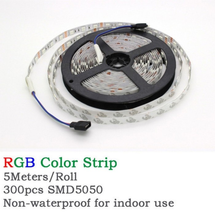 Льод стрічка на стелю SMD 5050 RGB LED 2 м, Розумна світлодіодна стрічка RGB CU-52
