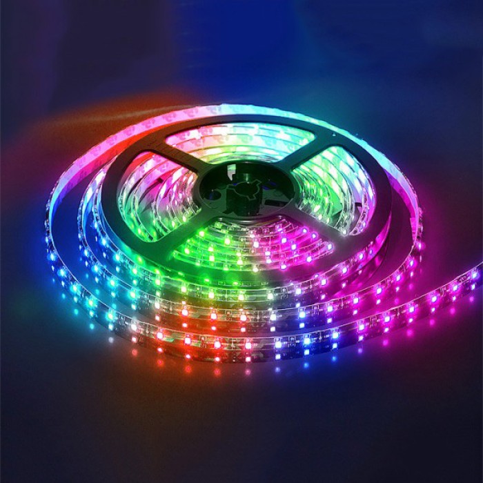 Світлодіодна стрічка SMD 5050 RGB LED 2м IP65 з пультом та блоком живлення USB, 2м, Стрічка світлодіодна 5050