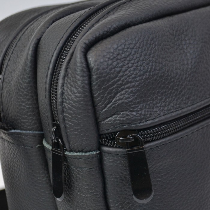 Чоловіча сумка слінг через плече, Сумка для документів зручна шкіряна чоловіча крос боді OI-72