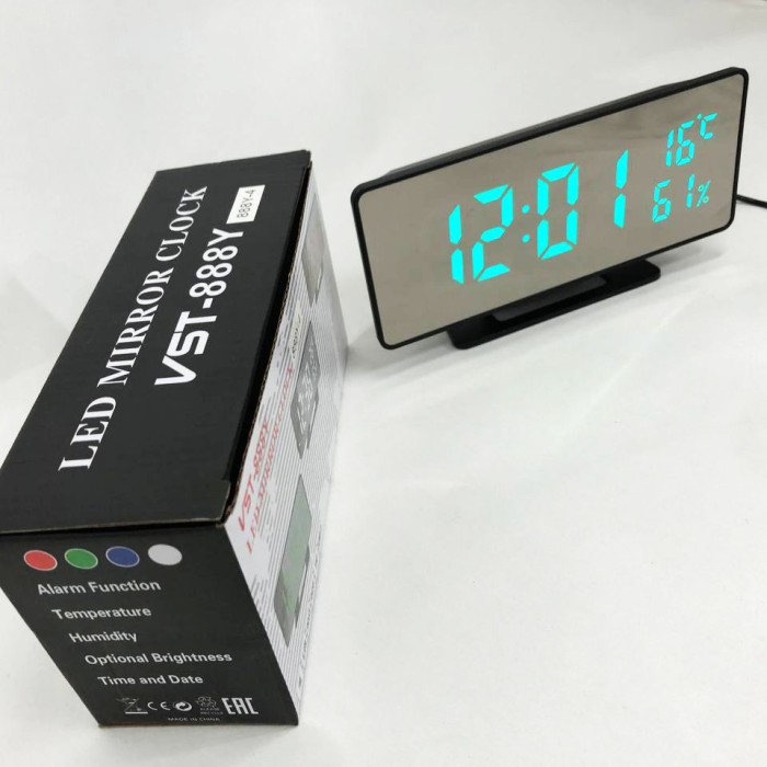 LED настільний годинник VST-888Y, Годинник світлодіодний настільний хороший LED WA-56