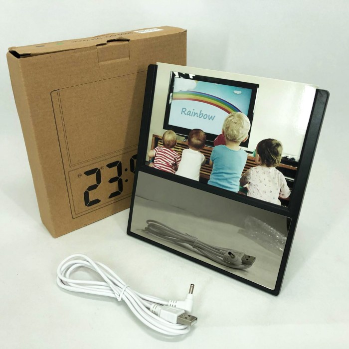 Годинник мережевий електронний світловий настільний, Оригінальний настільний годинник WU-15