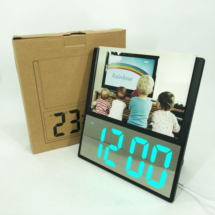 Годинник мережевий електронний світловий настільний, Оригінальний настільний годинник WU-15