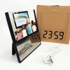 Настільний годинник з led підсвічуванням, Світлодіодне табло годинник Настільний для дому TY-35