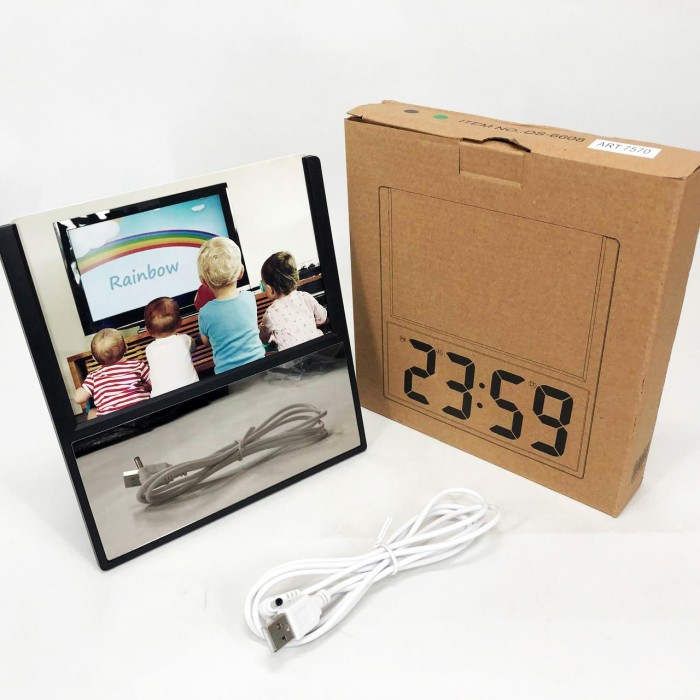 Настільний годинник з led підсвічуванням, Світлодіодне табло годинник Настільний для дому TY-35