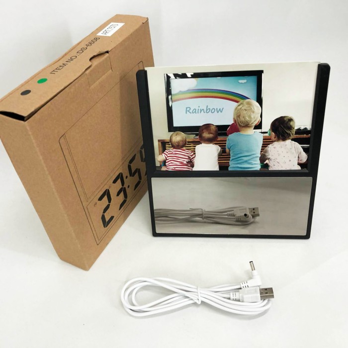 Настільний годинник з led підсвічуванням, Світлодіодне табло годинник Настільний для дому TY-35