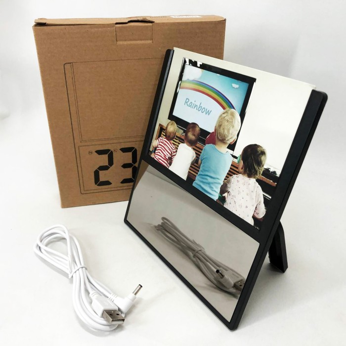 Настільний годинник з led підсвічуванням, Світлодіодне табло годинник Настільний для дому TY-35