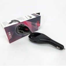 Bluetooth через прикурювач FM MOD. X7 BT, Якісний фм модулятор, Перехідник в машину для музики YM-78