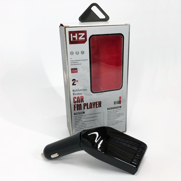 Адаптер для музики в автомобілі H15 Bluetooth MP3, Фм трансмітер bluetooth, Модулятор mp3 в прикурювач HI-52