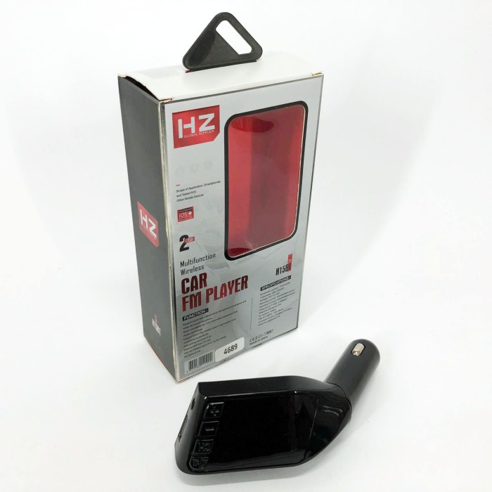 Автомобільний FM трансмітер модулятор H15 Bluetooth MP3, FM модулятор usb. Колір: чорний