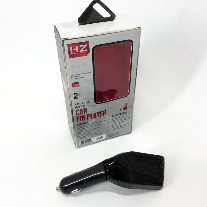 Автомобільний FM трансмітер модулятор H15 Bluetooth MP3, FM модулятор usb. Колір: чорний