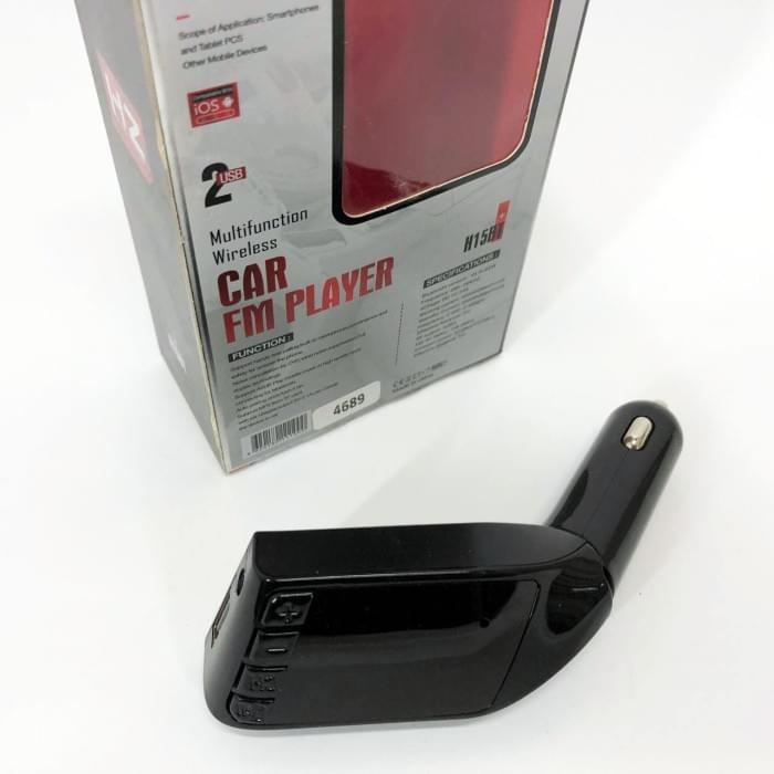 Пристрій для прослуховування музики в автомобілі H15 Bluetooth MP3, Автомобільний KR-662 бл фм