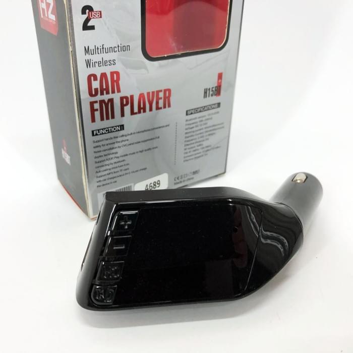 Пристрій для прослуховування музики в автомобілі H15 Bluetooth MP3, Автомобільний KR-662 бл фм