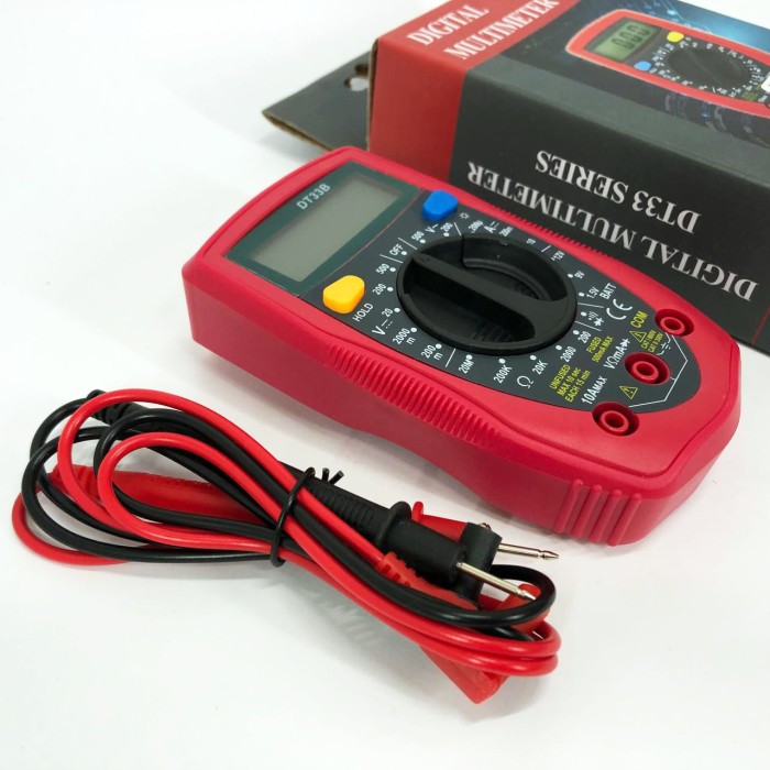 Мультиметр для діагностики електропроводки 33 B DT DIGITAL, Мультиметр побутовий, Точний тестер напруги BM-91