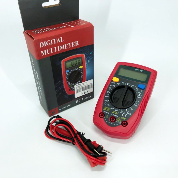 Мультиметр для діагностики електропроводки 33 B DT DIGITAL, Мультиметр побутовий, Точний тестер напруги BM-91