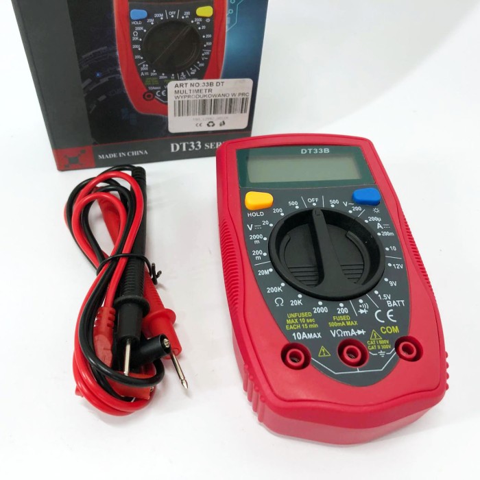 Мультиметр для змінної напруги 33, Тестер для перевірки напруги цифровий, Портативний мультиметр тестер GN-81