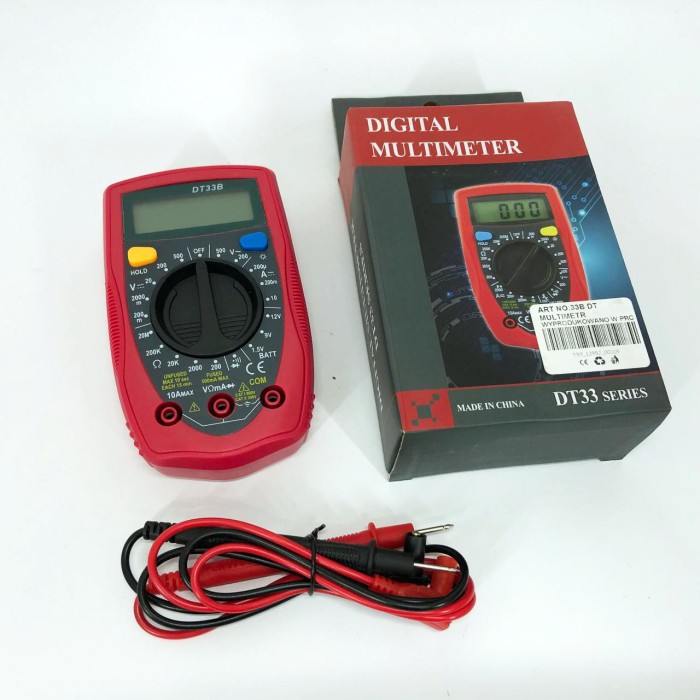 Цифровий автоматичний тестер напруги 33 B DT DIGITAL, Цифровий мультиметр з функцією утримання даних DU-64