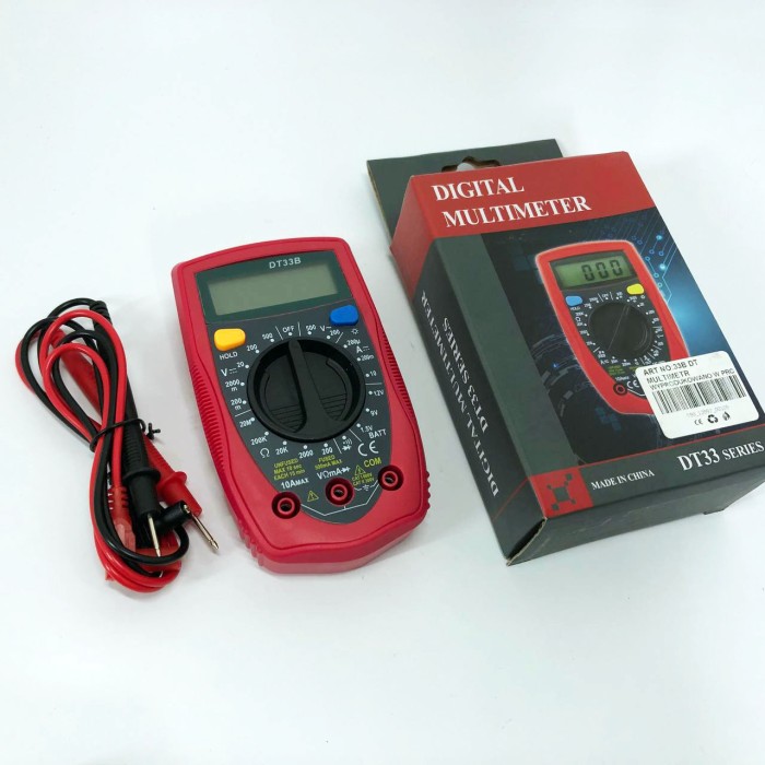 Цифровий автоматичний тестер напруги 33 B DT DIGITAL, Цифровий мультиметр з функцією утримання даних DU-64