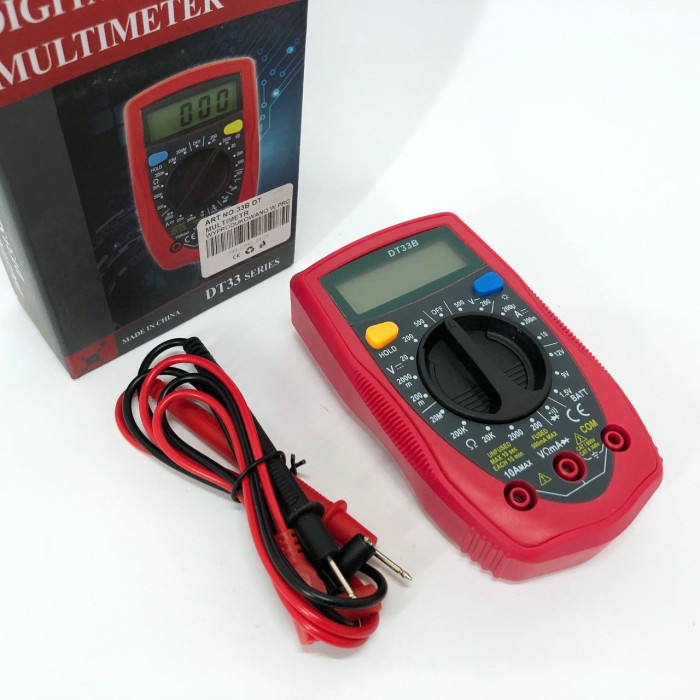 Цифровий автоматичний тестер напруги 33 B DT DIGITAL, Цифровий мультиметр з функцією утримання даних DU-64