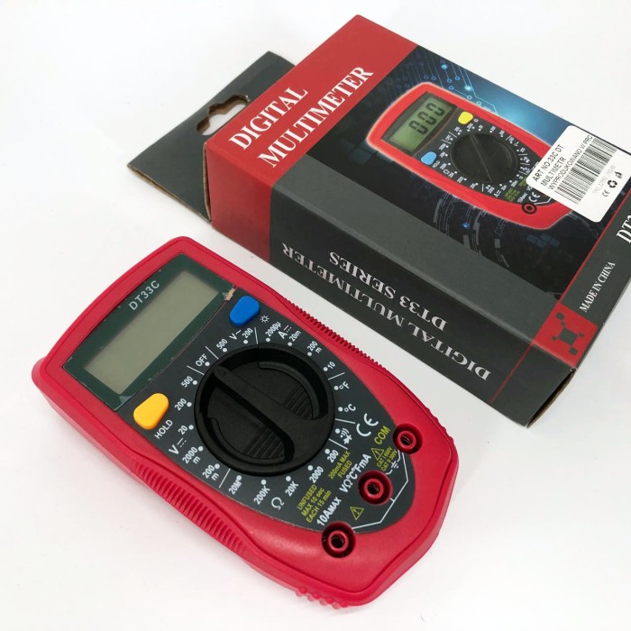 Мультиметр тестер цифровий точний, Мультиметр для побутового використання індикатор напруги RD-12