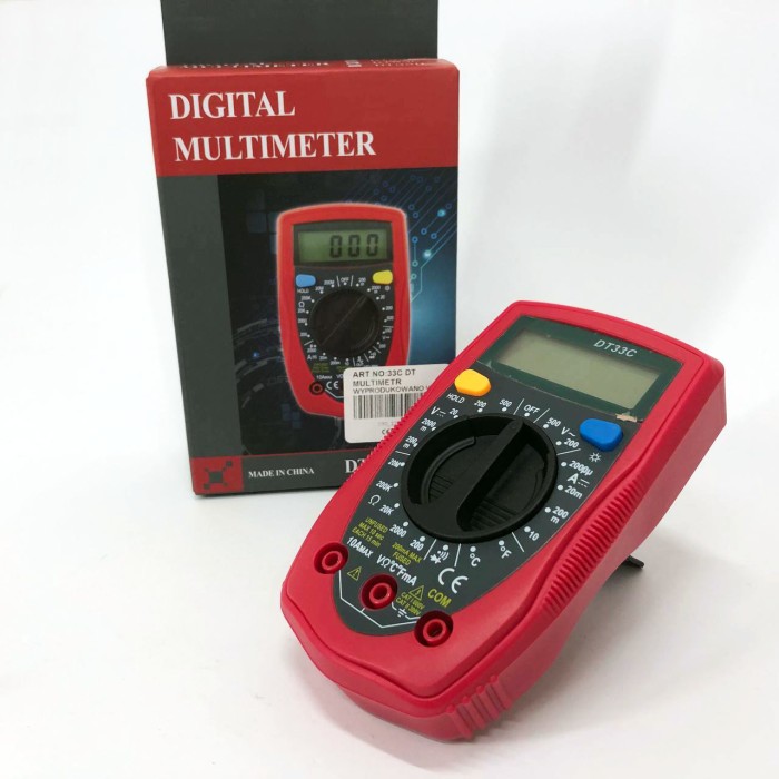 Мультиметр з підсвічуванням дисплея 33 C DT DIGITAL, Цифровий автоматичний NC-330 тестер напруги