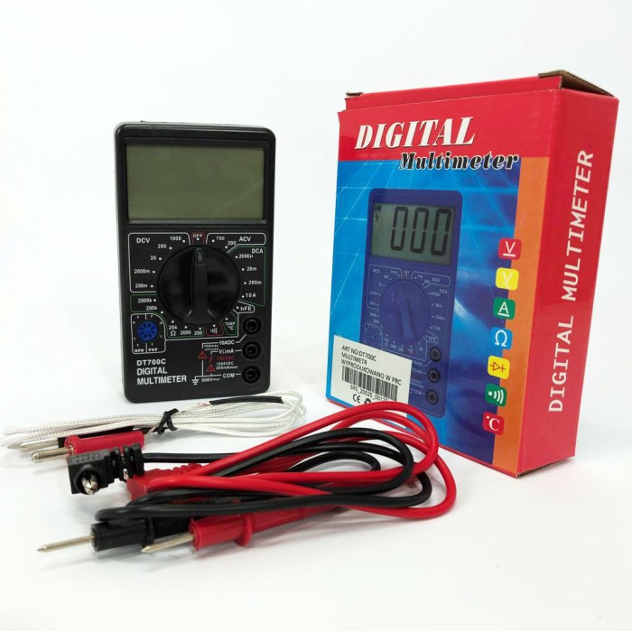 Мультиметр із функцією вимірювання DT 700C, Мультиметр цифровий тестер амперметр, Тестер для електрика AZ-43