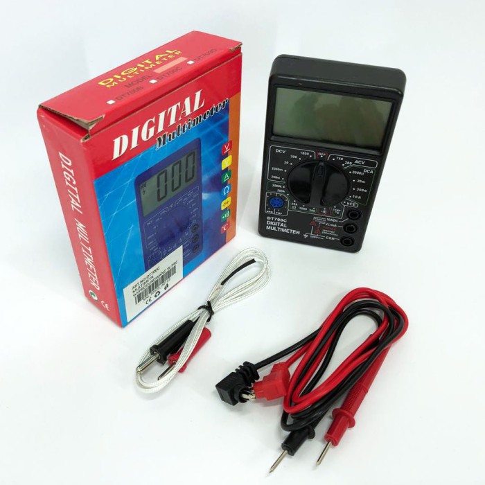 Мультиметр із функцією вимірювання DT 700C, Мультиметр цифровий тестер амперметр, Тестер для електрика AZ-43