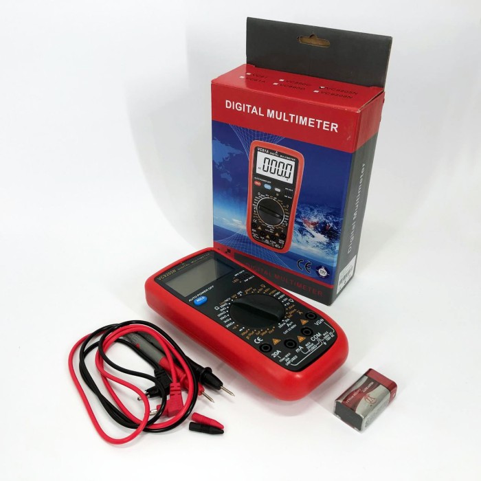 Тестер електропроводки, Мультиметри портативні, Тестер напруги цифровий з функцією діодного тесту TU-80
