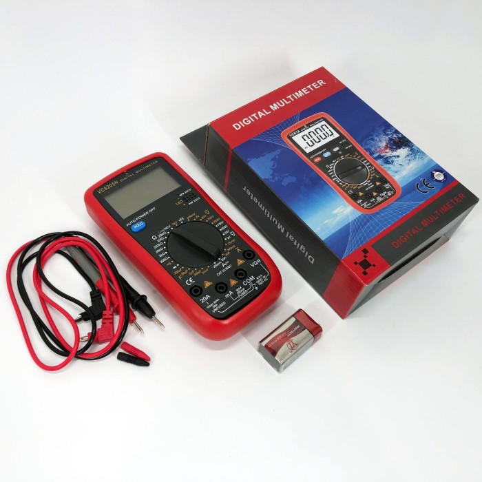 Точний тестер напруги VC9205N, Мультиметр індикатор напруги, Мультиметр тестер цифровий точний FO-73
