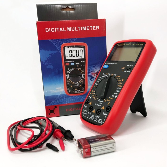 Точний тестер напруги VC9205N, Мультиметр індикатор напруги, Мультиметр тестер цифровий точний FO-73