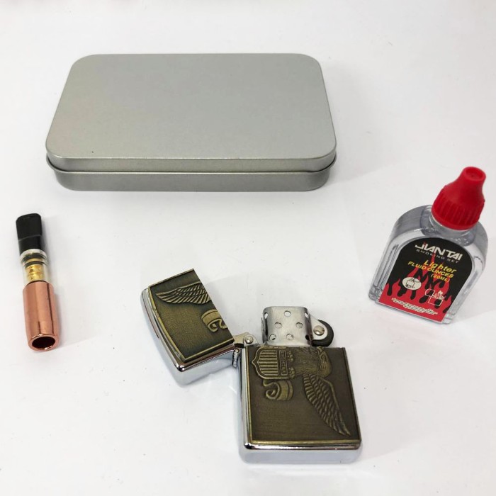 Сувенірні запальнички N6, Запальничка бензинова щаслива, Запальничка в подарунок Сувенір FZ-91