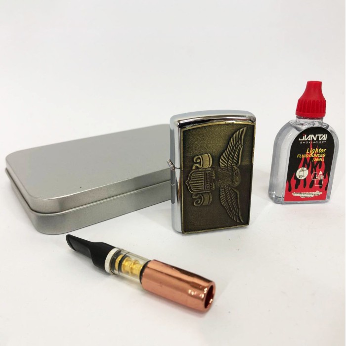 Сувенірні запальнички N6, Запальничка бензинова щаслива, Запальничка в подарунок Сувенір FZ-91