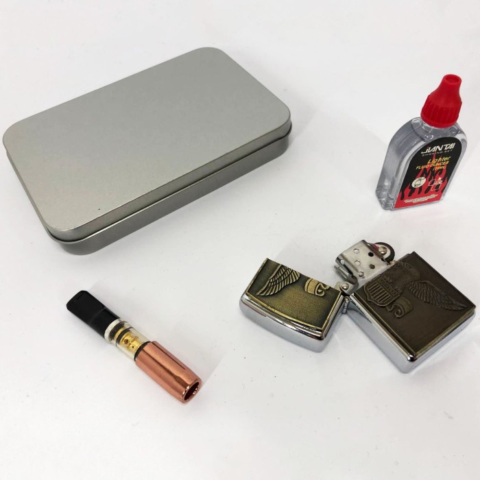 Запальничка бензин N6, Запальничка для куріння подарункова сувенірна CH-46