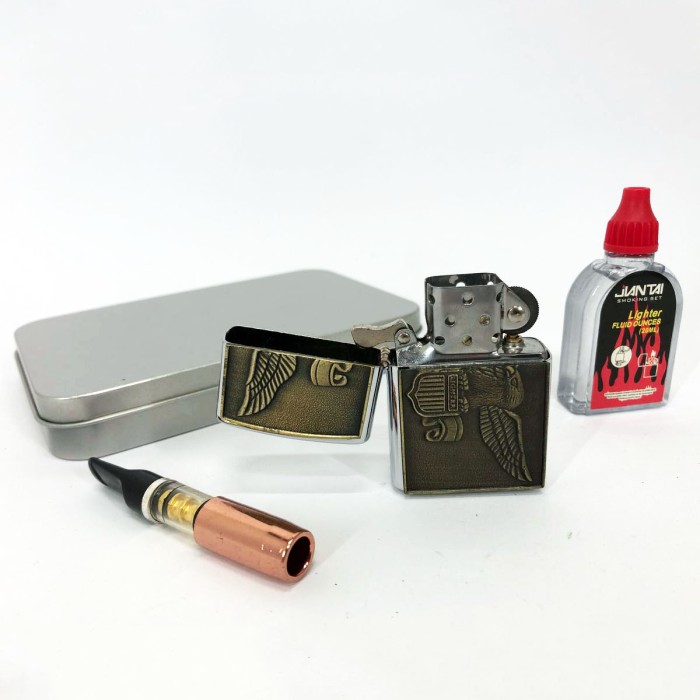 Запальничка бензин N6, Запальничка для куріння подарункова сувенірна CH-46