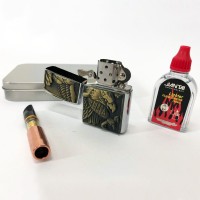 Оригінальна запальничка бензинова, Подарунок запальничка хлопцеві. Стильна в подарунок FV-96