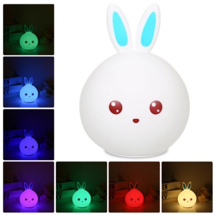 Силіконовий нічник з вбудованим акумулятором, Нічник акумулятора, Дитячі нічники для дівчинки MX-24