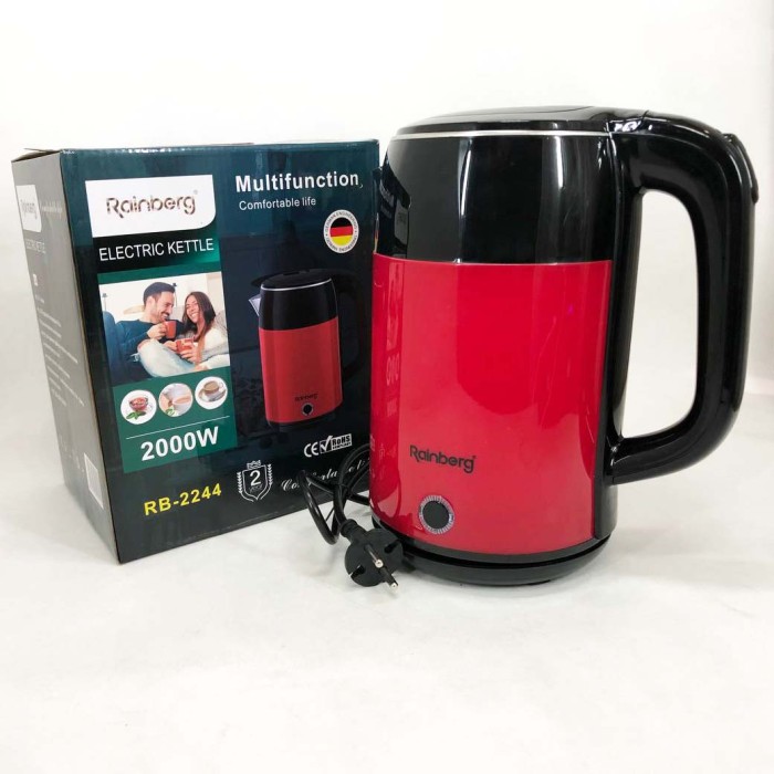 Побутовий чайник для кухні, Якісний електрочайник для кухні, Надійний хороший електричний чайник BR-11