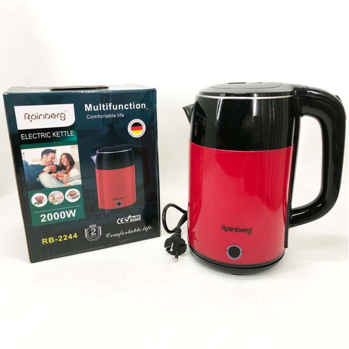 Побутовий чайник для кухні, Якісний електрочайник для кухні, Надійний хороший електричний чайник BR-11