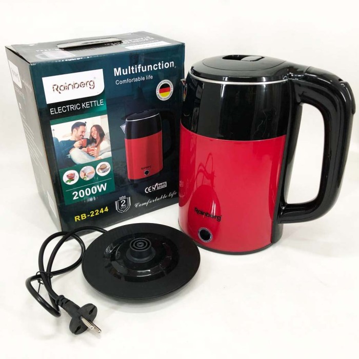 Електричні чайники якісні Rainberg RB-2244 2000 Вт 2 л, Якісний електричний чайник для дому LG-53
