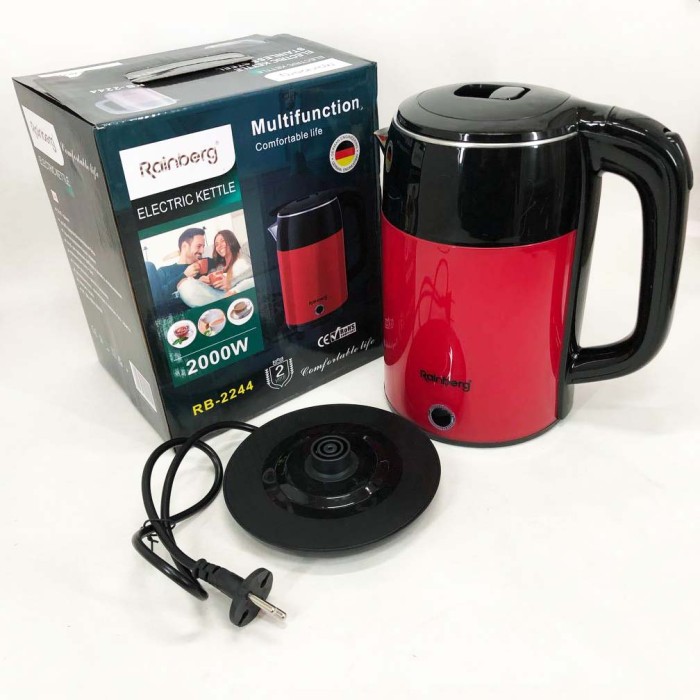 Електричні чайники якісні Rainberg RB-2244 2000 Вт 2 л, Якісний електричний чайник для дому LG-53